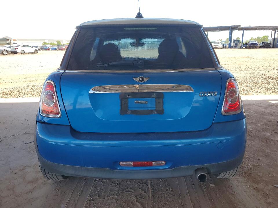 2012 Mini Cooper VIN WMWSU3C55CT259914 COPART salvage auction — REAR END, Az - Cert Of Title - Salvage, sold $775 on 2026-08-27 (photo 6)