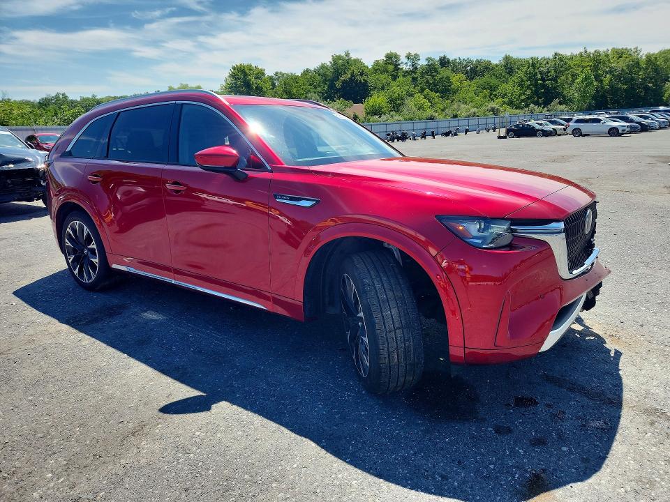 2025 Mazda Cx-90 VIN JM3KKDHC4S1216964 COPART salvage auction — FRONT END, Pa - Certificate Of Salvage, sold $8,300 on 2026-08-25 (photo 4)