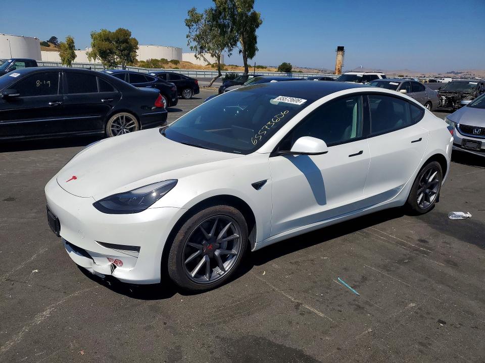 2023 Tesla Model 3 VIN 5YJ3E1EA5PF457291 — COPART salvage auction photo