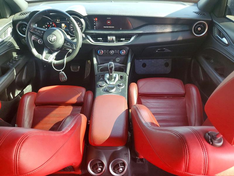 2022 Alfa romeo Stelvio VIN ZASPAJAN4N7D30807 COPART salvage auction — FRONT END, CA - SALVAGE CERTIFICATE, sold $6,600 on 2026-09-18 (photo 8)