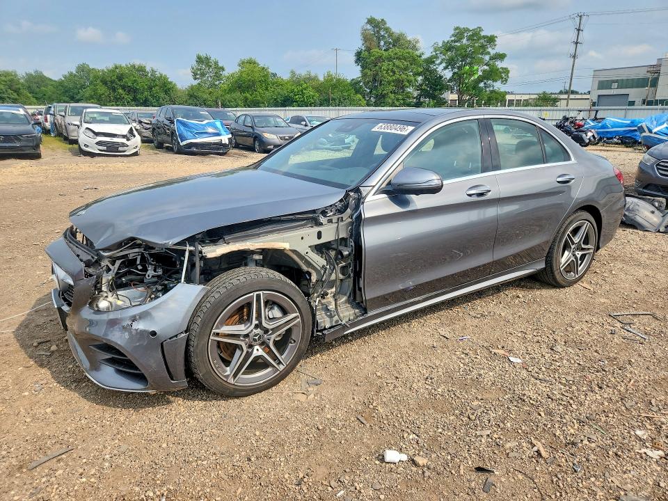 2021 Mercedes-benz C-klasse VIN W1KWF8EB3MR622827 — COPART salvage auction photo