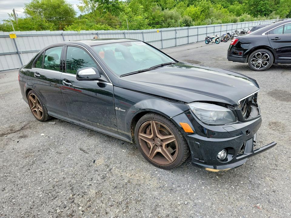 2009 Mercedes-benz C class VIN WDDGF77X69F230005 COPART salvage auction — FRONT END, Pa - Certificate Of Salvage, sold $4,850 on 2026-08-18 (photo 4)
