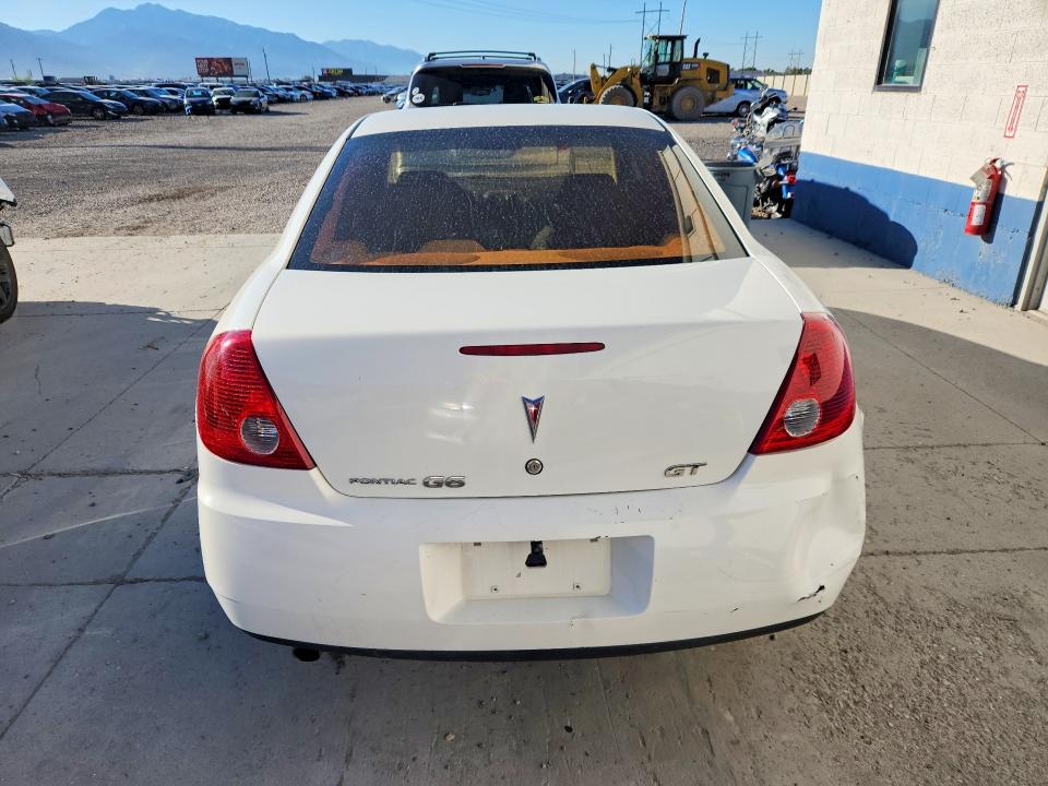 2007 Pontiac G6 VIN 1G2ZH58N474243363 COPART salvage auction — REAR END, UT - SALVAGE CERTIFICATE, sold $125 on 2026-09-04 (photo 6)