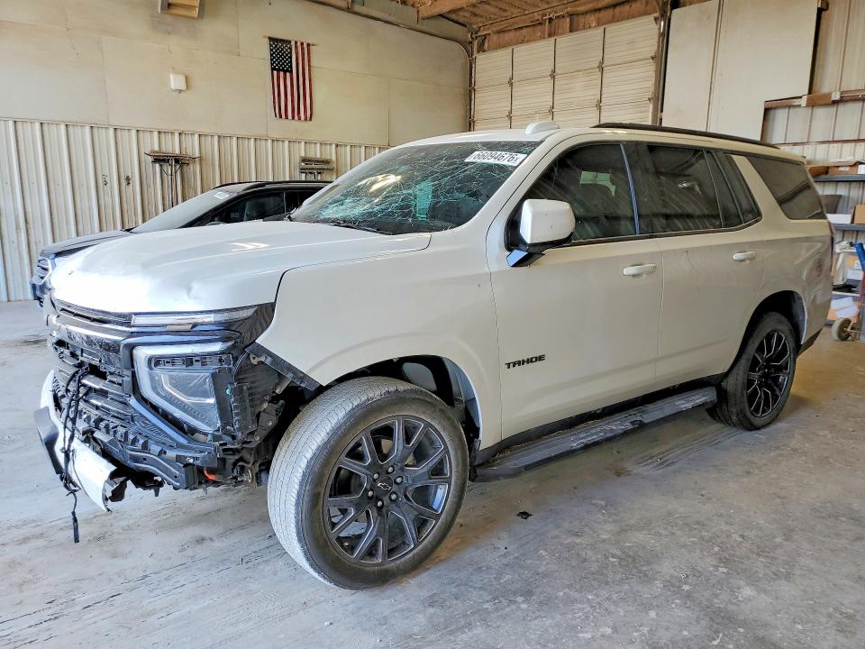 2025 Chevrolet Tahoe VIN 1GNS6RR87SR264942 — COPART salvage auction photo