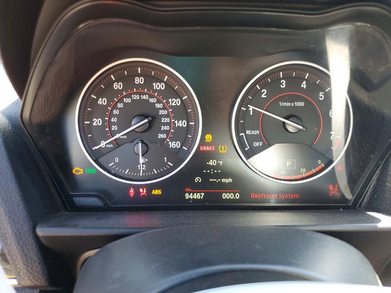 2016 BMW M235i VIN WBA1J9C58GV696176 COPART salvage auction — FRONT END, CO - DIS/DLR/EXP ONLY CLEAN TITLE, sold $1,550 on 2026-08-20 (photo 9)