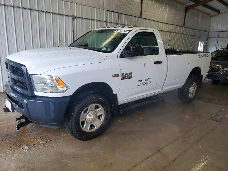 2018 Ram 2500 VIN 3C6MR5AJ9JG242172 COPART salvage auction — MECHANICAL, Pa - Cert Of Title, sold $12,717 on 2026-08-14 (photo 1)