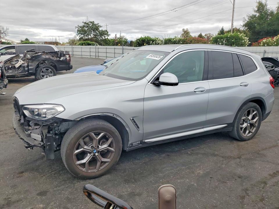 2020 BMW X3 VIN 5UXTY3C01L9B23701 — COPART salvage auction photo