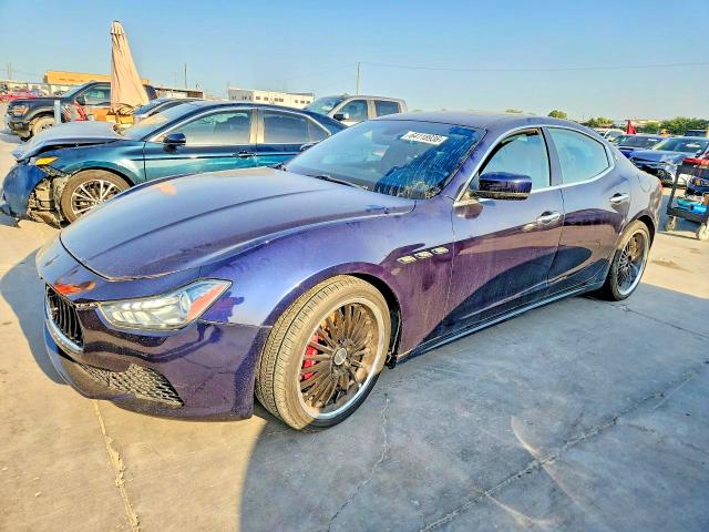 2016 Maserati Ghibli VIN ZAM57XSA3G1173785 COPART salvage auction — NORMAL WEAR, Tx - Certificate Of Title, sold $3,350 on 2026-08-31 (photo 1)
