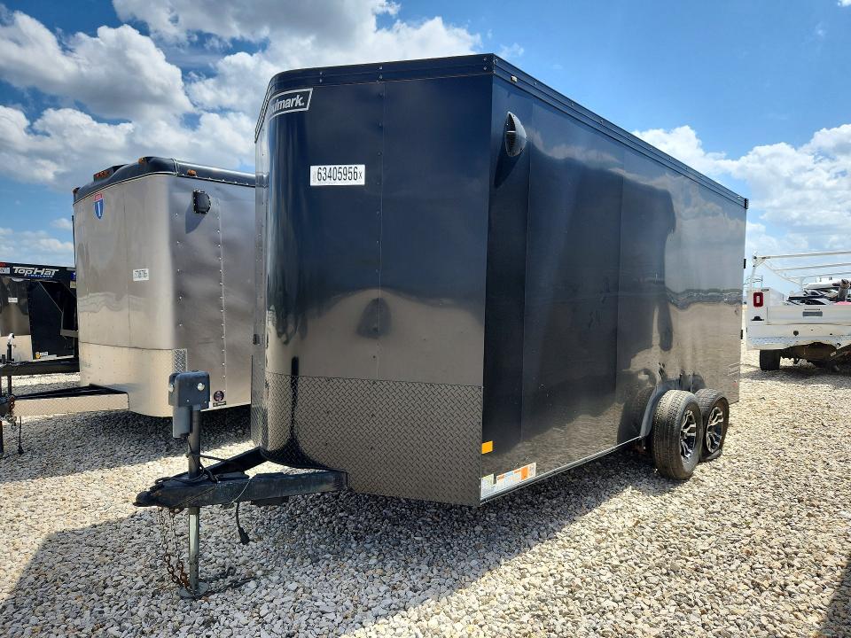 2022 Haulmark Tsv716t2 VIN 7KB1E1629NT903762 COPART salvage auction — SIDE, TX - SALVAGE VEHICLE TITLE, sold $800 on 2026-09-17 (photo 1)