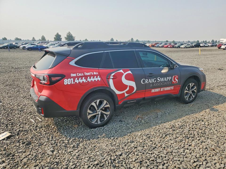2021 Subaru Outback VIN 4S4BTANC0M3198443 COPART salvage auction — REAR END, WA - BILL OF SALE, sold $7,100 on 2026-08-26 (photo 3)