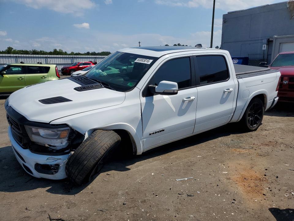 2020 Ram 1500 VIN 1C6SRFJT0LN107316 COPART salvage auction — FRONT END, Va - Cert Of Title - Salvage, sold $9,300 on 2026-09-02 (photo 1)