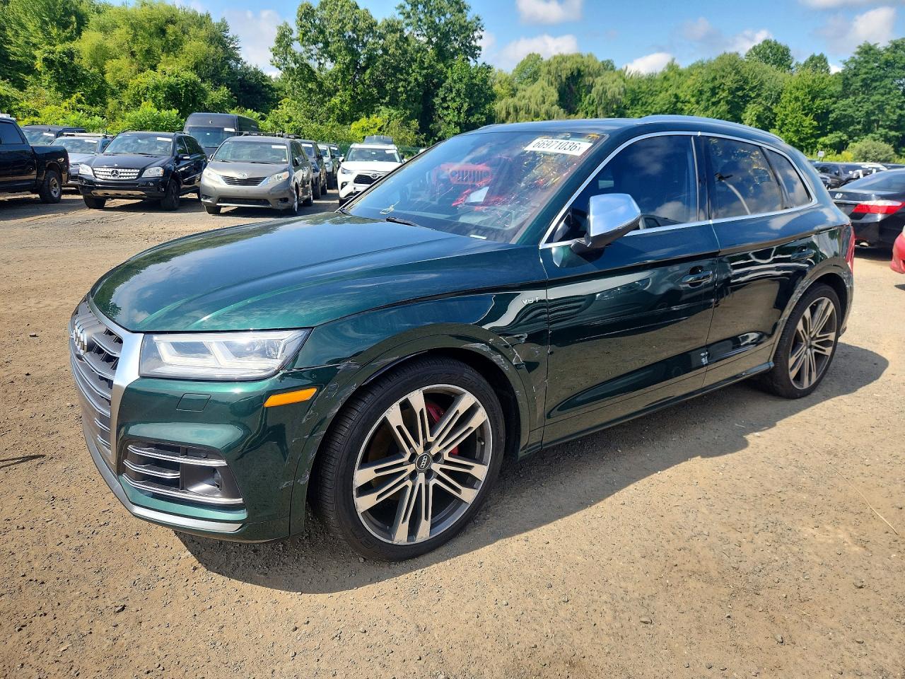 2018 Audi SQ5 VIN WA1C4AFY8J2101243 — COPART salvage auction photo