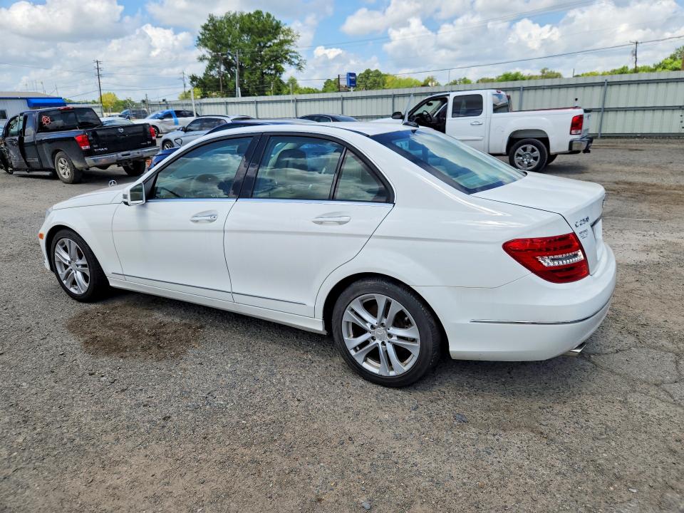 2013 Mercedes-benz C class VIN WDDGF4HB7DA771541 COPART salvage auction — FRONT END, LA - CERTIFICATE OF TITLE, sold $700 on 2026-08-13 (photo 2)