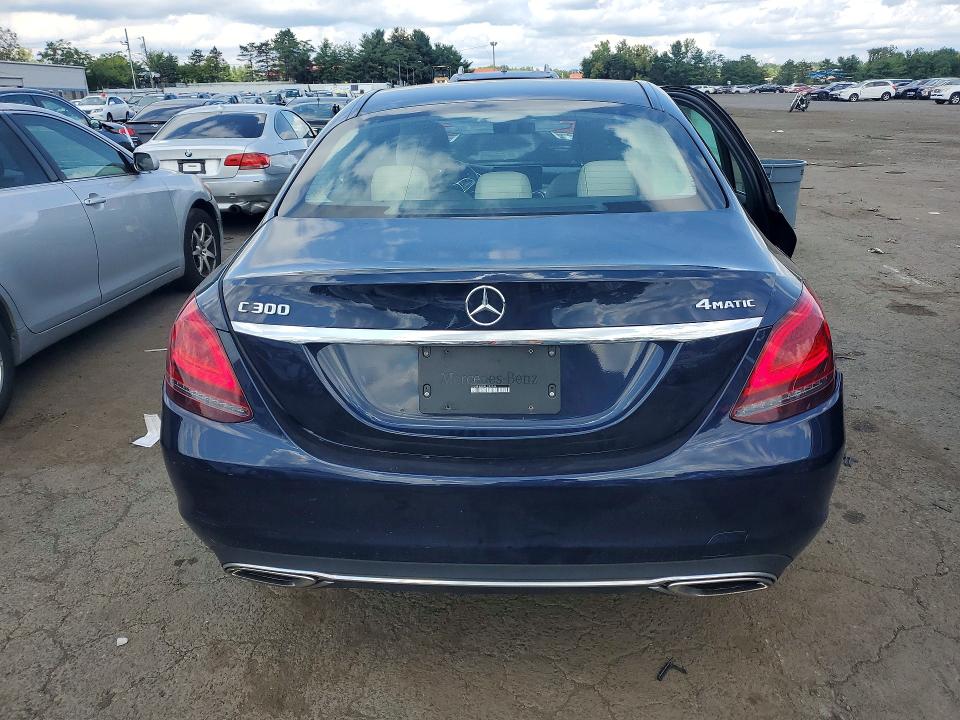 2019 Mercedes-benz C class VIN 55SWF8EB0KU290146 COPART salvage auction — SIDE, CT - CERT OF TITLE-SALVAGE, sold $8,200 on 2026-09-01 (photo 6)