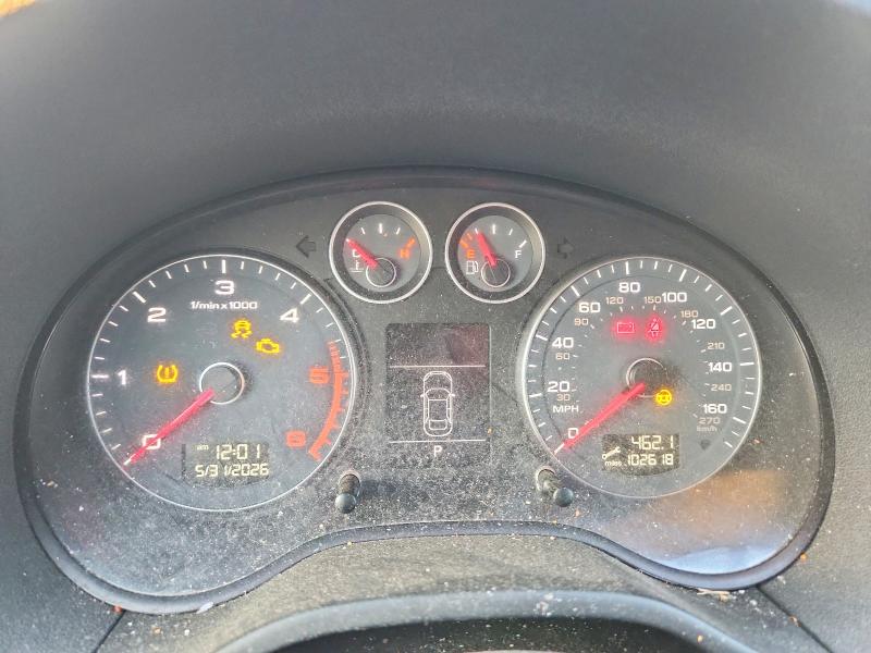 2012 Audi A3 VIN WAUBJAFM7CA088546 COPART salvage auction — FRONT END, Tx - Certificate Of Title, sold $900 on 2026-09-15 (photo 9)