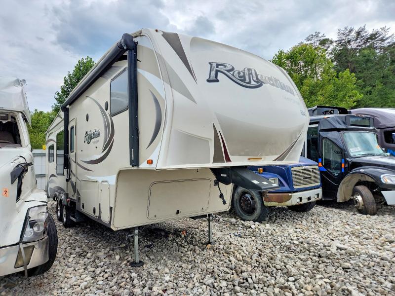 2014 Grandesign Reflection VIN 573FR3222E1200243 COPART salvage auction — Burn Interior, WV - SALVAGE CERTIFICATE, sold $2,400 on 2026-09-03 (photo 1)
