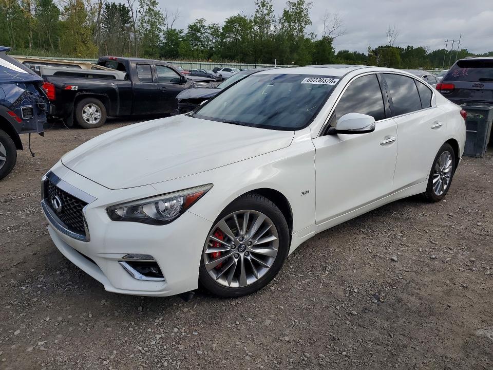 2018 Infiniti Q50 VIN JN1EV7AR5JM430164 COPART salvage auction — NORMAL WEAR, CO - CERTIFICATE OF TITLE, sold $2,850 on 2026-09-10 (photo 1)