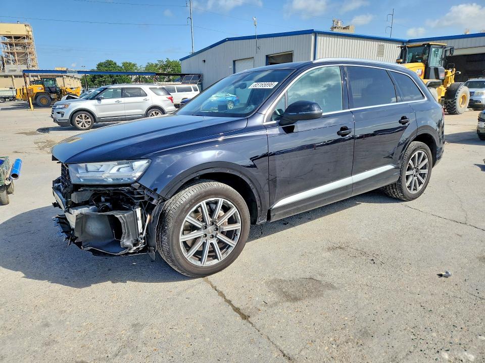 2018 Audi Q7 VIN WA1LAAF75JD011925 — COPART salvage auction photo