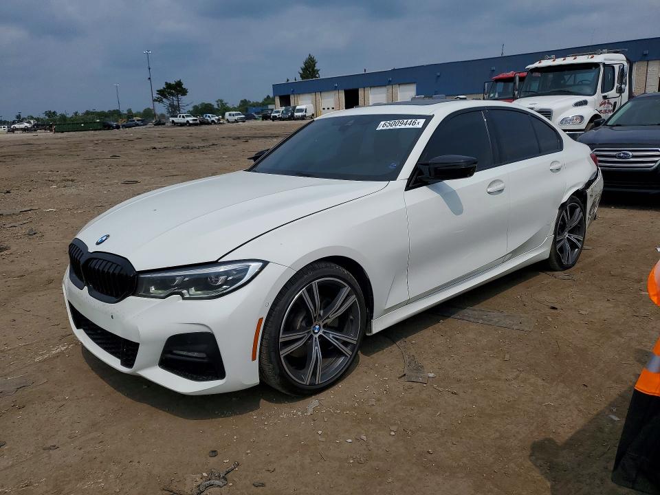 2020 BMW 3er VIN 3MW5R7J06L8B39222 — COPART salvage auction photo