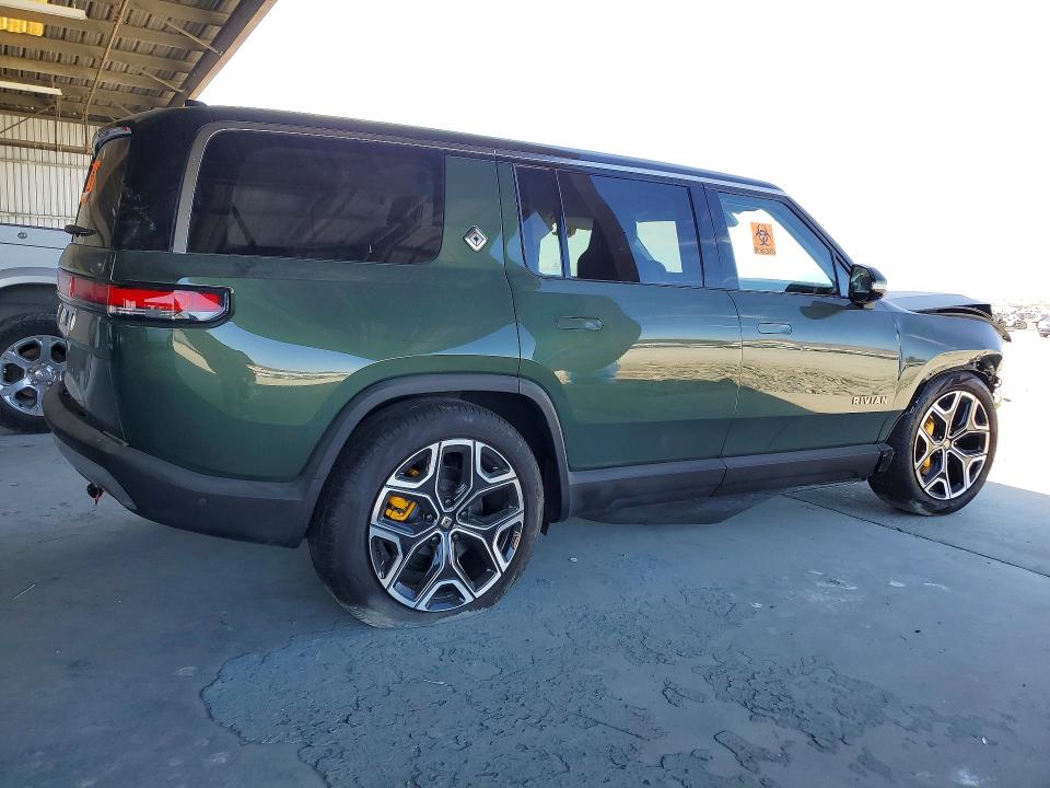 2023 Rivian R1s VIN 7PDSGABA1PN030162 COPART salvage auction — FRONT END, Ca - Salvage Certificate, sold $9,400 on 2026-09-03 (photo 3)