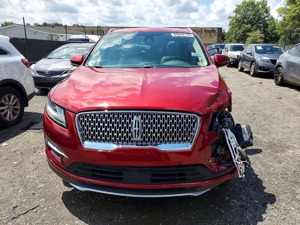 2019 Lincoln Mkc VIN 5LMCJ3C97KUL50252 COPART salvage auction — FRONT END, Wv - Certificate Of Title, sold $1,600 on 2026-09-03 (photo 5)