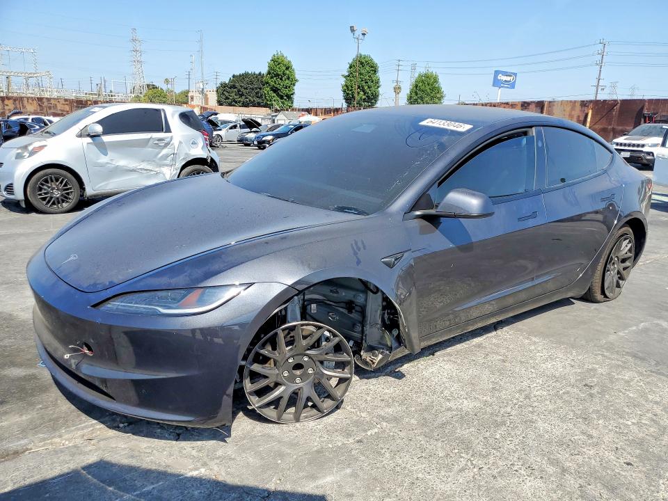 2024 Tesla Model 3 VIN 5YJ3E1EAXRF847080 — COPART salvage auction photo