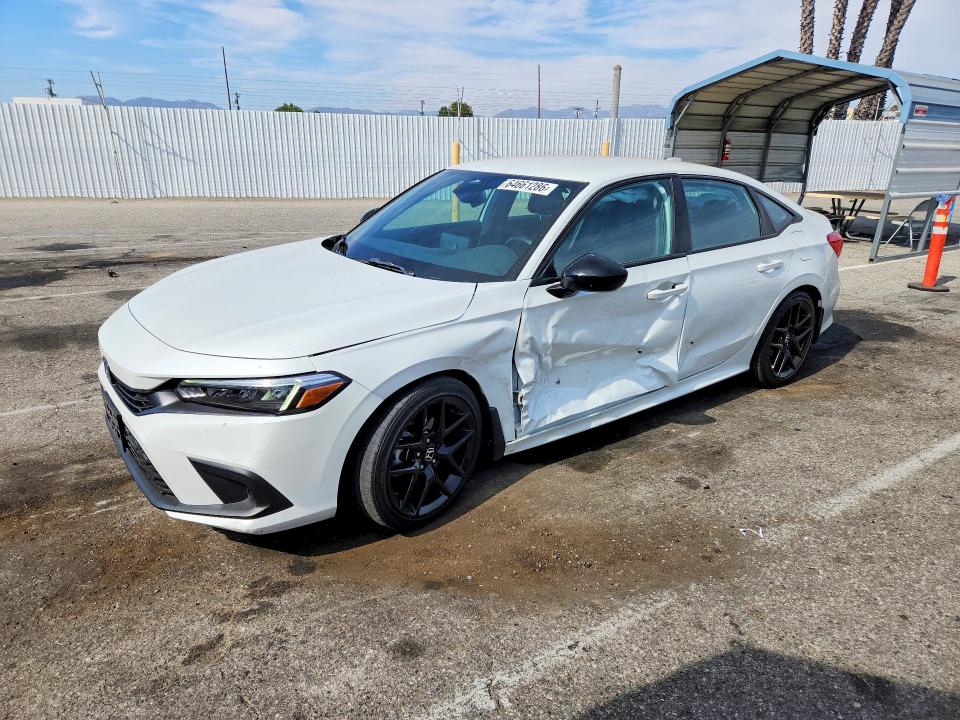 2022 Honda Civic VIN 2HGFE2F53NH572209 — COPART salvage auction photo