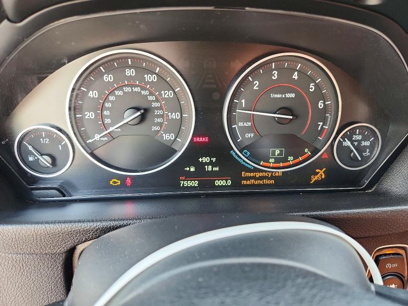 2018 BMW 3er VIN WBA8D9C58JA607906 COPART salvage auction — SIDE, Va - Certificate Of Title, sold $7,300 on 2026-09-03 (photo 9)