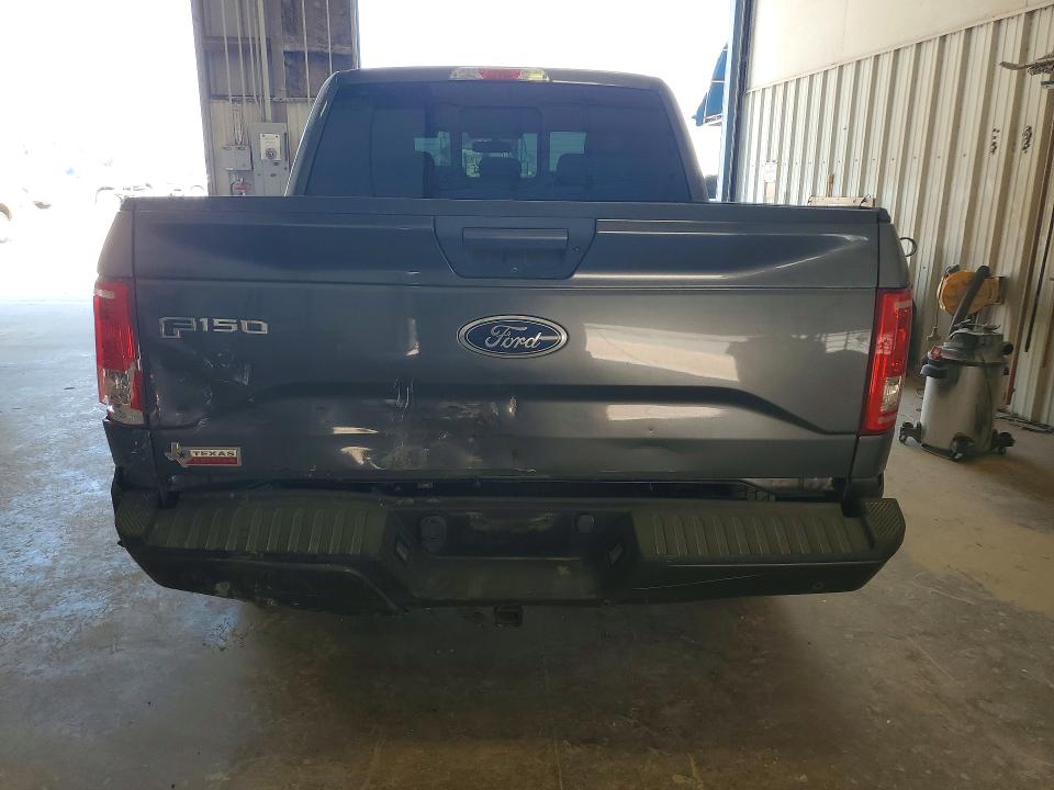 2016 Ford F-150 VIN 1FTEW1CP2GKD62977 COPART salvage auction — REAR END, Tx - Salvage Vehicle Title, sold $9,600 on 2026-09-04 (photo 6)