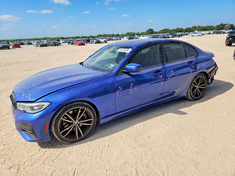 2020 BMW 3er VIN 3MW5R1J03L8B10192 — COPART salvage auction photo