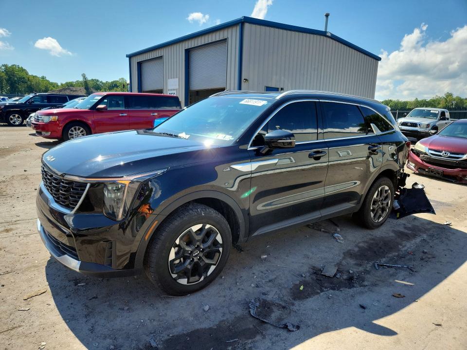 2025 Kia Sorento VIN 5XYRLDJC1SG350104 — COPART salvage auction photo