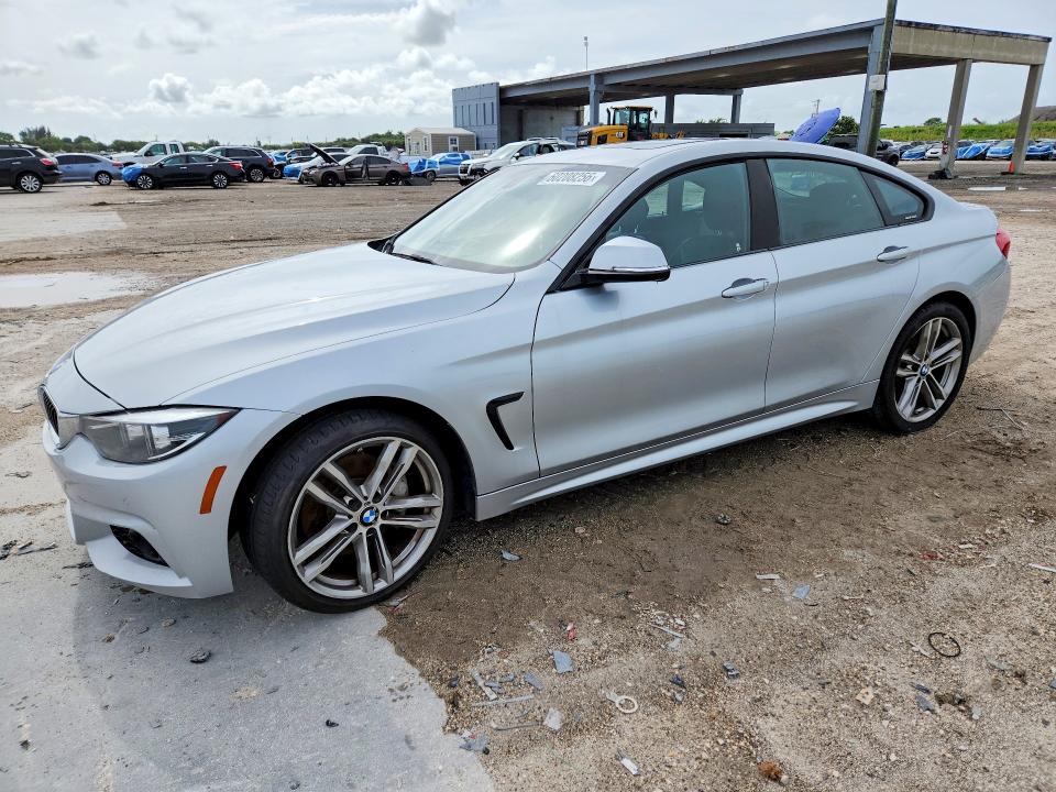 2019 BMW 4er VIN WBA4J3C53KBL07917 COPART salvage auction — FRONT END, Fl - Certificate Of Title, sold $5,100 on 2026-08-06 (photo 1)