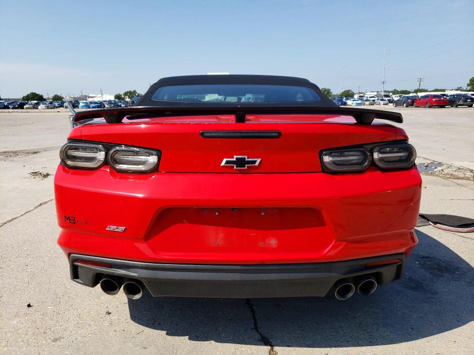 2020 Chevrolet Camaro VIN 1G1FF3D77L0147222 COPART salvage auction — WATER/FLOOD, LA - CERT OF TITLE-SALVAGE FLOOD, sold $9,300 on 2026-09-23 (photo 6)