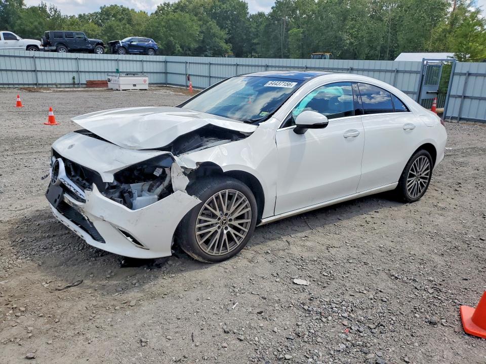 2022 Mercedes-benz Cla-klasse VIN W1K5J4HB2NN315706 COPART salvage auction — FRONT END, Ga - Cert Of Title-Salvage, sold $7,900 on 2026-08-25 (photo 1)