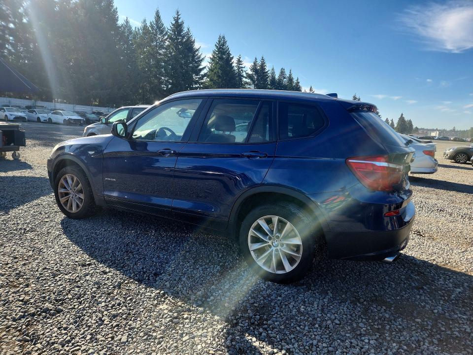 2014 BMW X3 VIN 5UXWX9C54E0D13448 COPART salvage auction — MECHANICAL, Salvage Title, sold $100 on 2026-09-16 (photo 2)