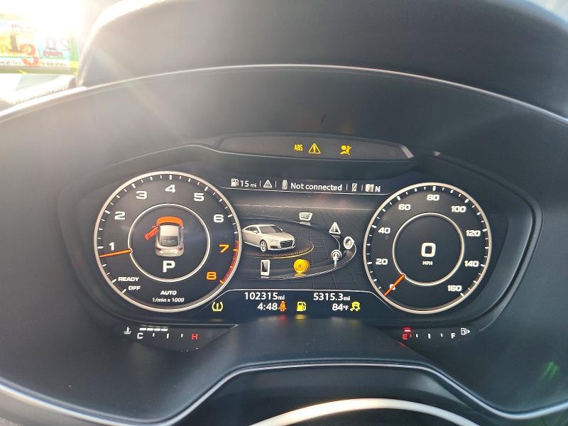 2016 Audi Tt VIN TRUC5AFV9G1025836 COPART salvage auction — FRONT END, Salvage Title, sold $7,600 on 2026-09-09 (photo 9)