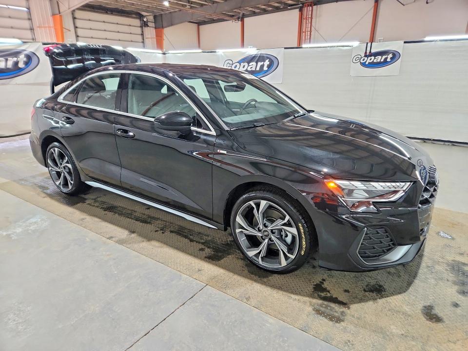 2026 Audi A3 VIN WAULUCGY9TA096737 COPART salvage auction — REAR END, AB - BOS - ACTIVE, sold $26,000 on 2026-08-19 (photo 4)