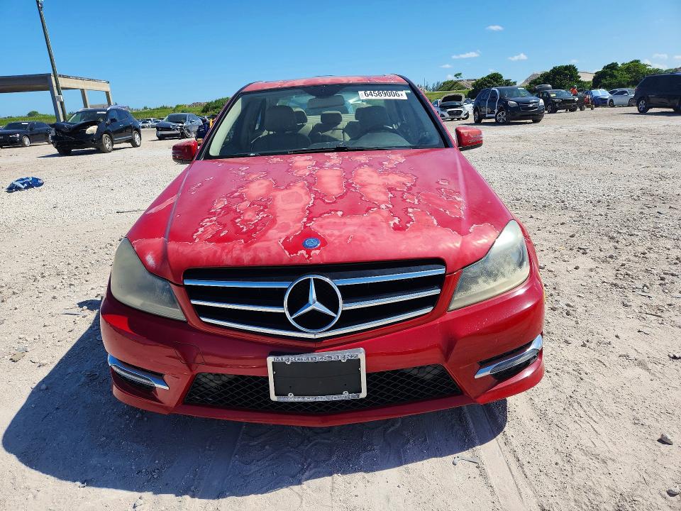2014 Mercedes-benz C-klasse VIN WDDGF8AB5EA936103 COPART salvage auction — MECHANICAL, Fl - Certificate Of Title (P), sold $450 on 2026-08-18 (photo 5)