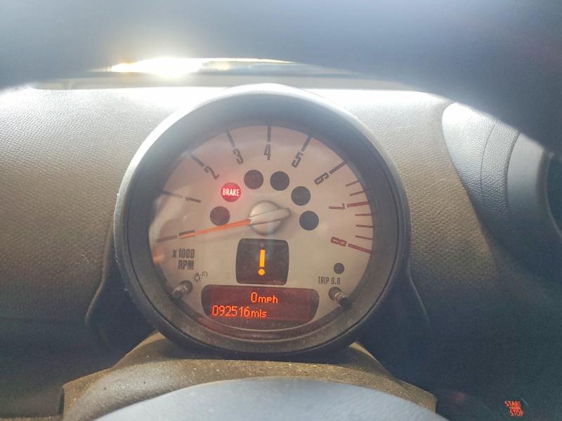 2013 Mini Cooper VIN WMWZC5C56DWM16511 COPART salvage auction — MECHANICAL, Salvage Title, sold $375 on 2026-09-09 (photo 9)