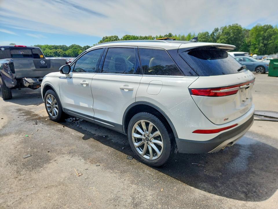 2022 Lincoln Corsair VIN 5LMCJ1D90NUL07587 COPART salvage auction — ROOF, Nj - Cert Of Title-Salvage, sold $7,700 on 2026-08-25 (photo 2)