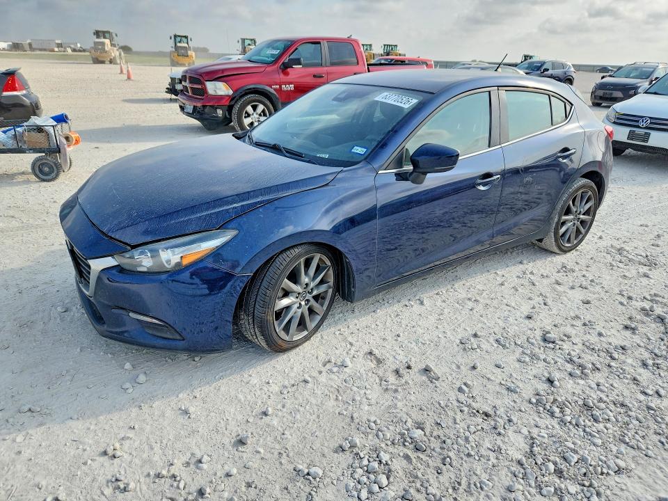 2018 Mazda 3 VIN 3MZBN1L39JM266456 COPART salvage auction — FRONT END, Tx - Salvage Vehicle Title, sold $1,750 on 2026-09-03 (photo 1)