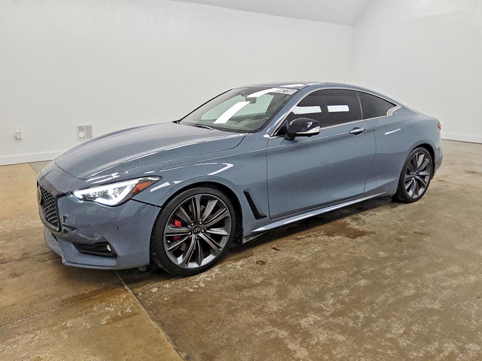 2020 Infiniti Q60 VIN JN1FV7EK4LM400240 COPART salvage auction — FRONT END, Nj - Certificate Of Title (P), sold $16,100 on 2026-08-18 (photo 1)