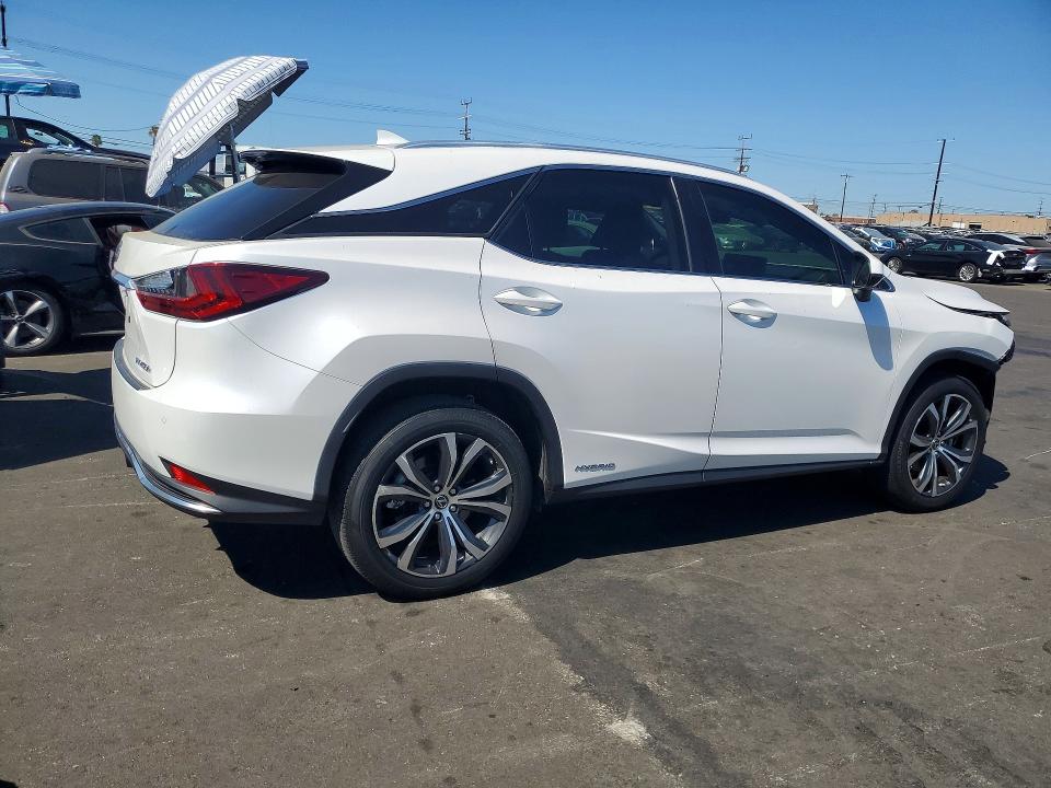2022 Lexus Rx VIN 2T2HGMDA1NC091765 COPART salvage auction — FRONT END, Ca - Salvage Certificate, sold $15,900 on 2026-09-16 (photo 3)