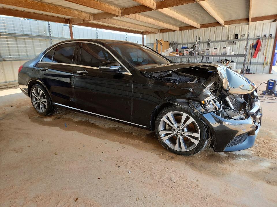 2018 Mercedes-benz C-klasse VIN WDDWF4KB4JR411936 COPART salvage auction — FRONT END, Tx - Certificate Of Title, sold $2,900 on 2026-08-20 (photo 4)
