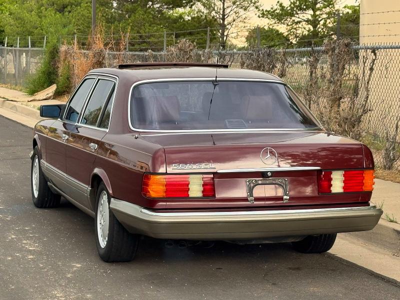 1986 Mercedes-benz 560 VIN WDBCA3902GA206649 COPART salvage auction — MINOR DENT/SCRATCHES, NM - CERTIFICATE OF TITLE (P), sold $11,000 on 2026-08-13 (photo 3)