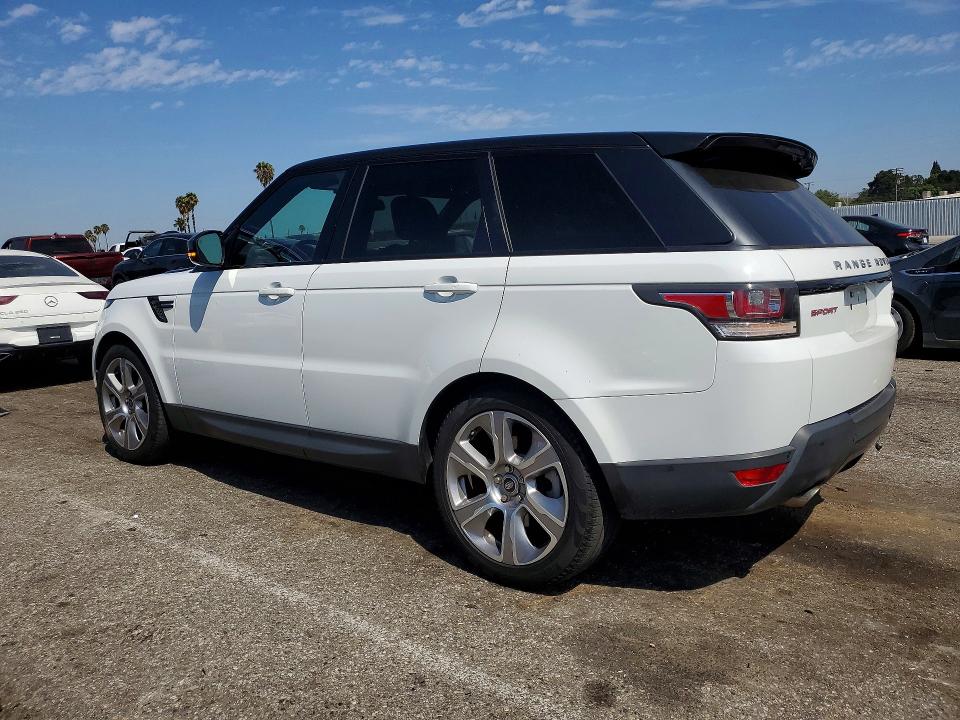 2015 Land rover Range rover sport VIN SALWR2VF9FA525806 COPART salvage auction — REAR END, Ca - Salvage Certificate, sold $6,700 on 2026-08-28 (photo 2)