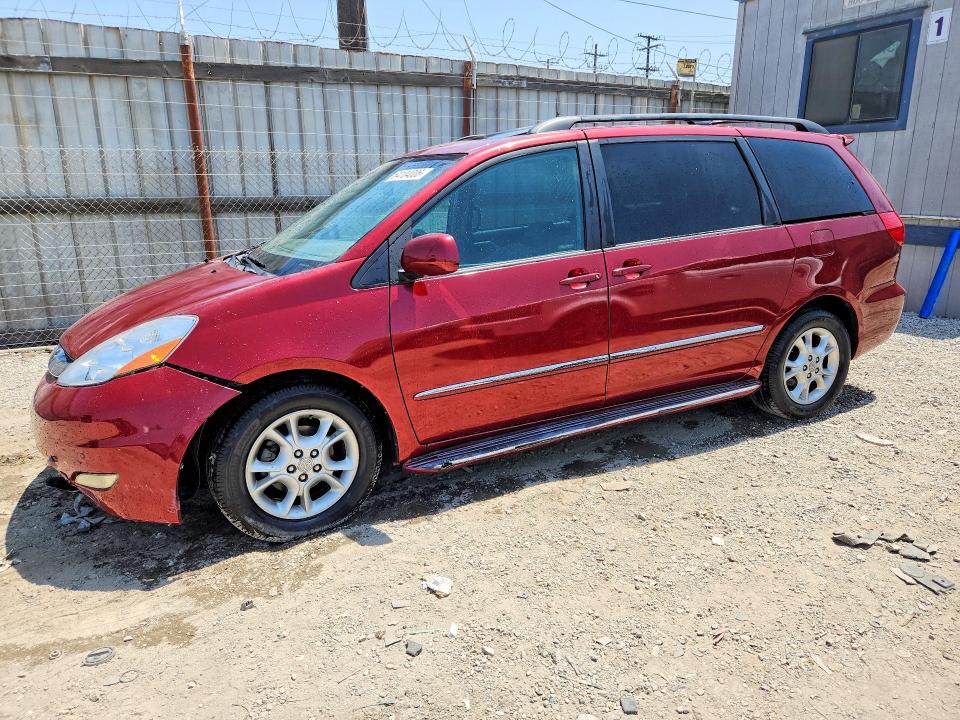 2006 Toyota Sienna VIN 5TDZA22C76S521682 COPART salvage auction — FRONT END, Ca - Salvage Certificate, sold $1,450 on 2026-08-20 (photo 1)