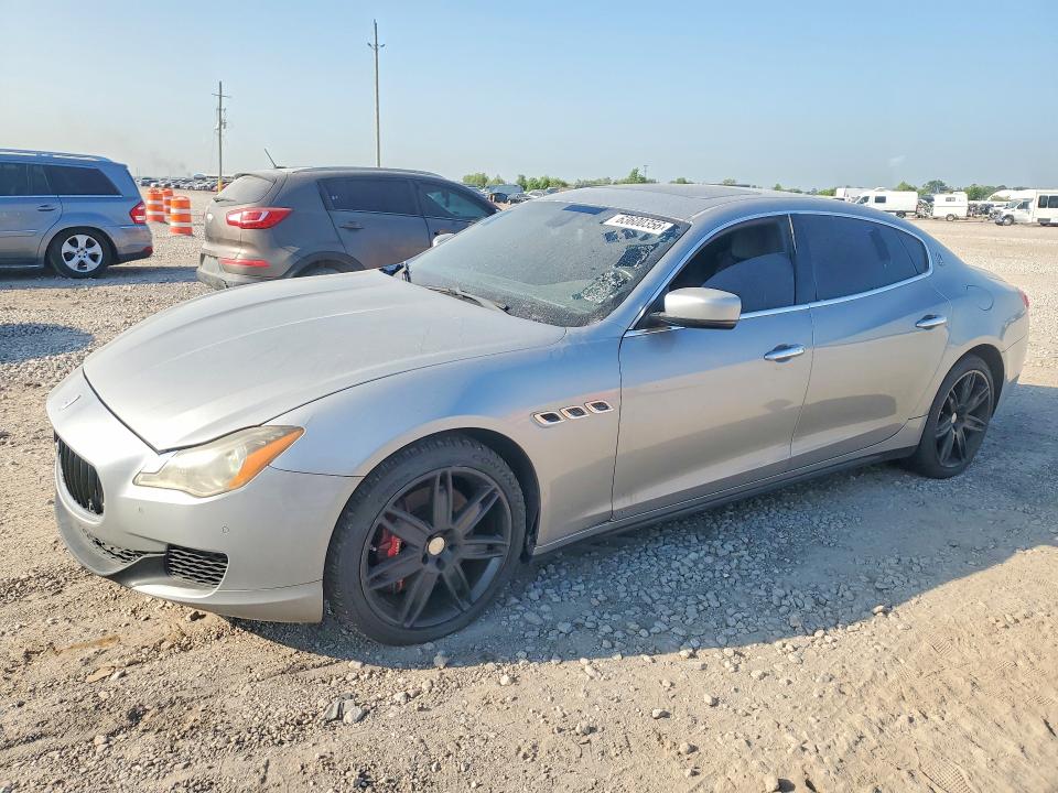 2014 Maserati Quattroporte VIN ZAM56RRA2E1078183 COPART salvage auction — MINOR DENT/SCRATCHES, Tx - Certificate Of Title, sold $4,250 on 2026-08-31 (photo 1)