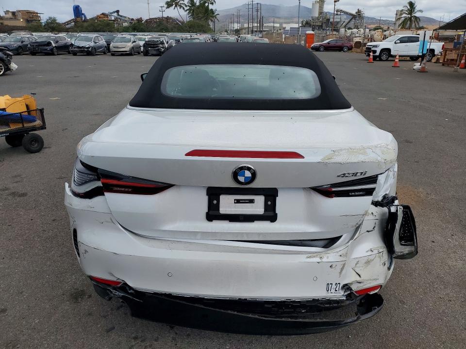 2027 BMW 4 series VIN WBA33DB04VCX89457 COPART salvage auction — REAR END, Hi - Certificate Of Title, sold $20,500 on 2026-09-04 (photo 6)