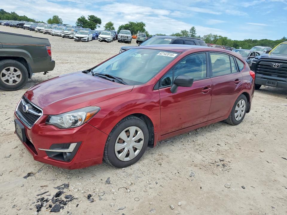 2016 Subaru Impreza VIN JF1GPAA69G8334080 COPART salvage auction — MINOR DENT/SCRATCHES, Ma - Certificate Of Title, sold $500 on 2026-08-26 (photo 1)